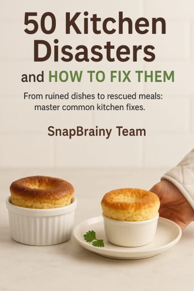 50 Kitchen Disasters & How To Fix Them
